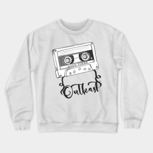 Good Vibes Outkast // Retro Ribbon Cass Crewneck Sweatshirt